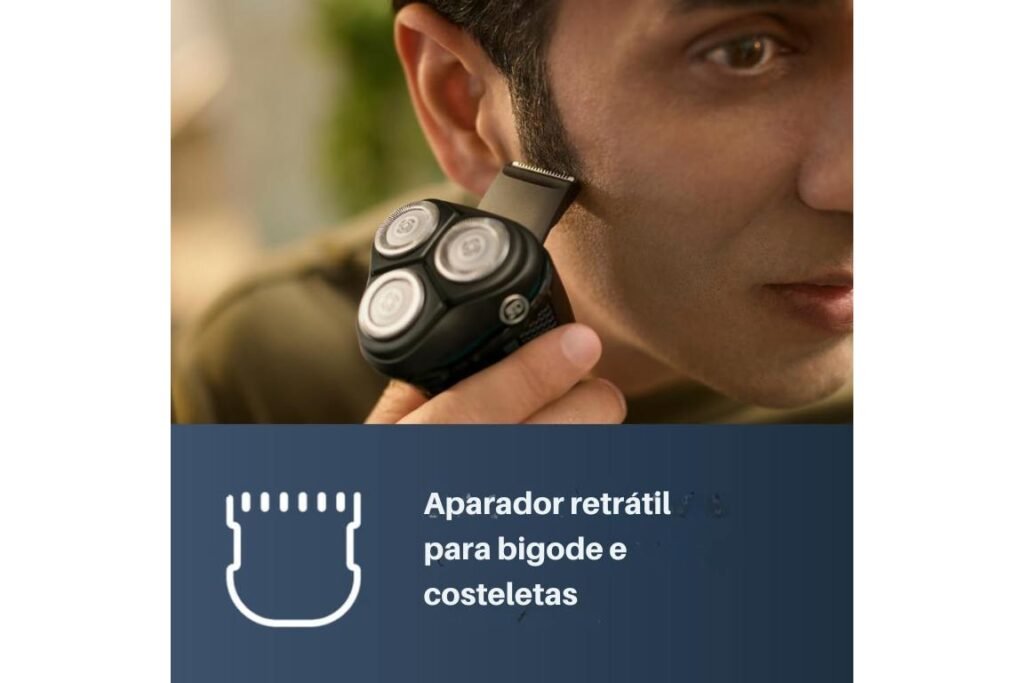 hilips Barbeador Elétrico Masculino Cabeças Flexíveis 5D