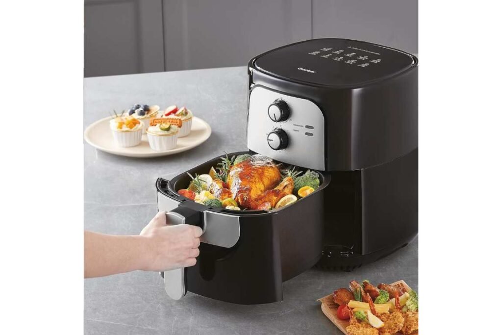 Fritadeira Elétrica Sem Óleo Air Fryer Gaabor 5.5L Jumbo Family