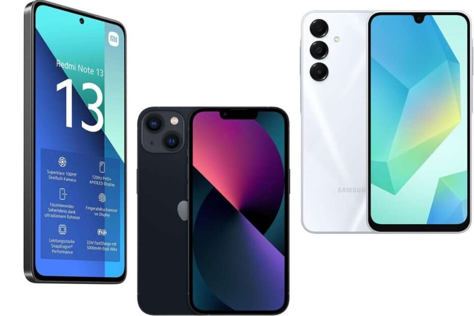 os celulares mais vendidos