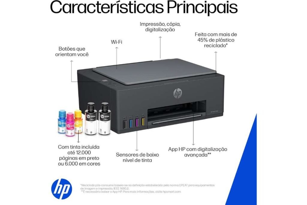 Impressora Tank HP Smart Tank 581