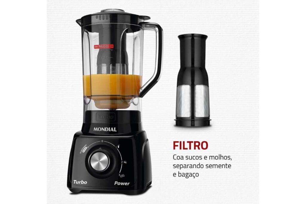 O Liquidificador Mondial Turbo Power L-99-FB
